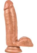 Loverboy Manny The Fireman Dildo With Balls 7in - Caramel