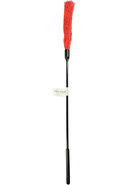 Sex And Mischief Rubber Tickler - Red