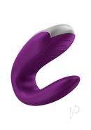 Satisfyer Double Fun Silicone Rechargeable Dual Vibrator...