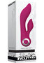 Wild Orchid Rechargeable Silicone G-spot Dual Vibrator - Pink