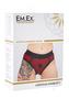 Em. Ex. Active Harness Wear Contour Harness Briefs - Extra Large - Red