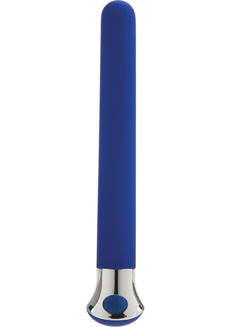Risque 10 Function Slim Vibrator - Blue